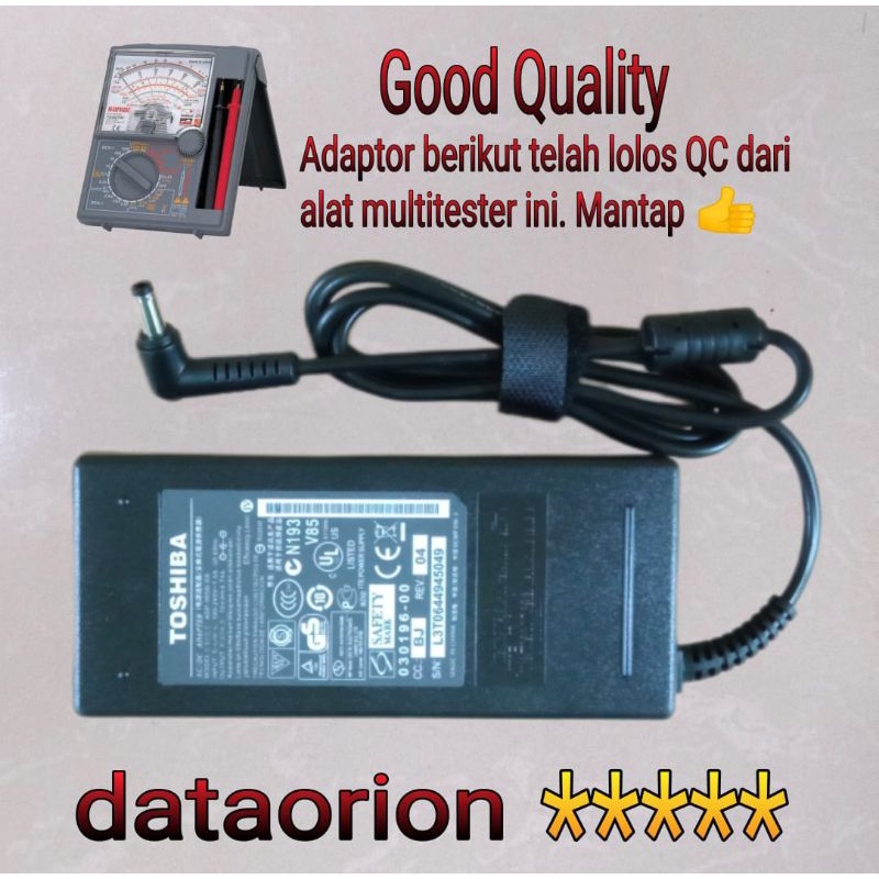 Toshiba 19V 4.74A DC 5.5*2.5 มม.อะแดปเตอร์ชาร์จสําหรับ Toshiba Satellite A85 L45 L401 L402 M40 A200