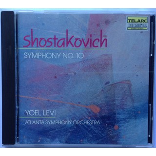 CD ซีดีเพลงคลาสสิคTELARC Shostakovich Symphony No. 10 Yoel Levi Atlanta Symphony Orchestra ลิขสิทธิ์