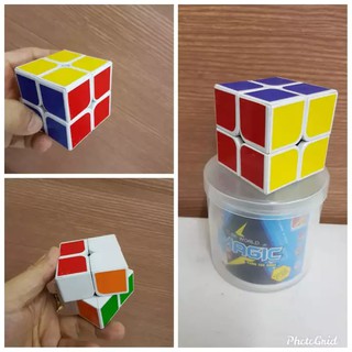 ลูกบิด รูบิคผึกสมอง ทรงลูกบาศก์ 2X2X2 ฝึกสมอง เพิ่มไอคิว ลื่น ทน SPEED CUBE