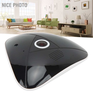 Nice photo 1080P Security Camera 3MP Real Time Transmission Wireless Smart Fisheye Lens Surveillance EU Plug AC100‑240V