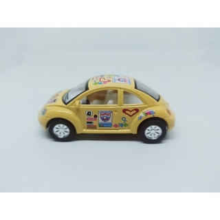 รถเหล็ก รถเต่า VW Beetle ล้อยาง 1:64