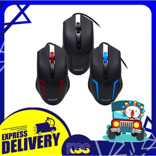 เม้าส์เกมมิ่ง Gaming Mouse OKER WIRED OPTICAL MOUSE OP-187