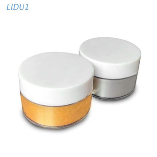 LIDU1 ผงกลิตเตอร์สีทอง สีเงิน 5 กรัม บริโภคได้ สําหรับตกแต่งเค้ก บิสกิต