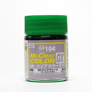 Mr.Hobby MR.CLEAR COLOR GX104 Clear Green 4973028420081 (สี)