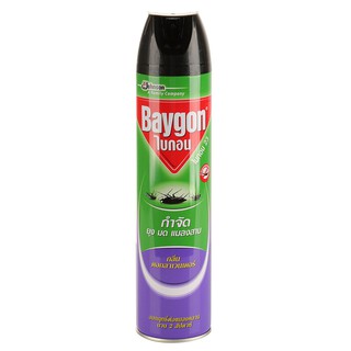 สารกำจัดแมลงและสัตว์ สเปรย์กำจัดแมลง BAYGON 600 มล. กลิ่นลาเวนเดอร์ อุปกรณ์กำจัดแมลงและสัตว์รบกวน ผลิตภัณฑ์และของใช้ภายใ