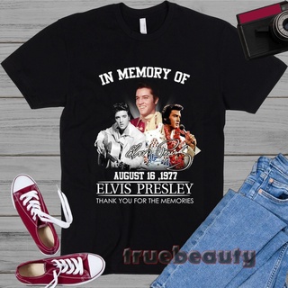 เสื้อเชิ้ต ลาย Thank You For The Memories 16 สิงหาคม 1977 Elvis Presley ของขวัญ สําหรับแฟน