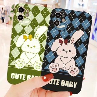 เคสป้องกัน Huawei Y5 2018 Y7 Pro Y9 Prime 2019 Y5P Y6P Y7P Y6S [ลายสก๊อต การ์ตูนกระต่าย-1]