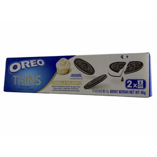 OREO THINS Vanilla Delight Chocolate  Sandwich Cookies รุ่นบาง 1กล่อง ราคาพิเศษ สินค้าพร้อมส่ง!!