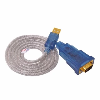Dtech สาย USB 2.0 TO RS232 รุ่น ZT017 สายยาว1.2เมตร #สาย usb to serial #สายแปลง usb to rs232