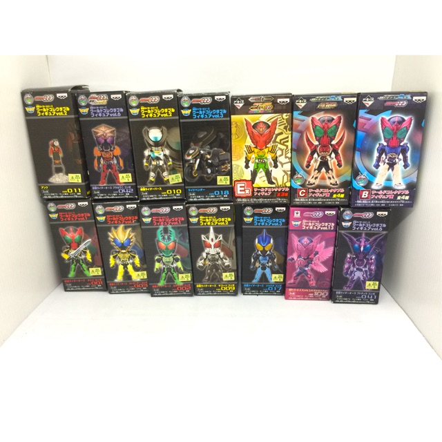 WCF kamen rider ooo 14 กล่อง มือ 1+2 ของแท้ lot JP