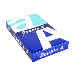 กระดาษถ่ายเอกสารDoubleA-ขนาดA4-500แผ่น-ราคาต่อรีม-1รีมแถมสมุดโน๊ตA7-1เล่ม