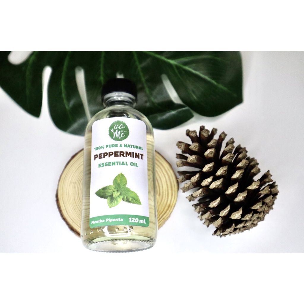 น้ำมันสาระแหน่บริสุทธิ์ น้ำมันเปปเปอร์มินต์ Peppermint oil 120 ml. / 450 ml.