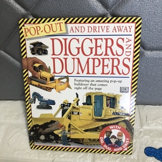 POP-OUT AND DRIVE AWAY DIGGERS AND DUMPERS ปกแข็งมือสอง -cb2