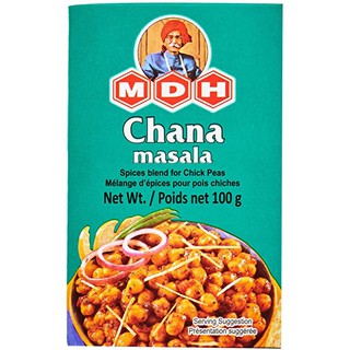 เครื่องเทศรวมสำหรับถั่วชิกพี MDH Chana Masala 100g (Mixed Spices for Chick Peas)