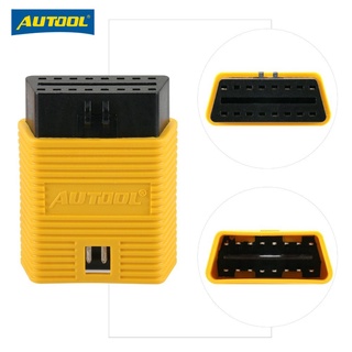 Autool Obd2 อะแดปเตอร์เชื่อมต่อรถยนต์ สําหรับเครื่องสแกนเนอร์ Obd2 Eobd ELM327 (16 Pin)