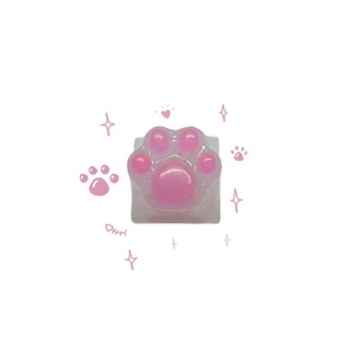 Keycap cat paw คีแคปอุ้งเท้าแมว - แฮนเมด แป้นพิมพ์ คีบอร์ด