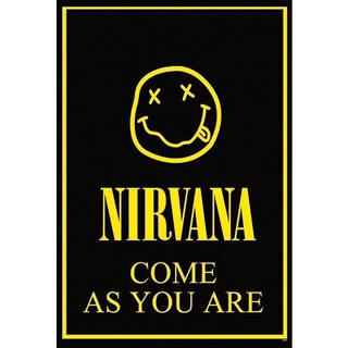 โปสเตอร์วงดนตรี วินเทจ Nirvana