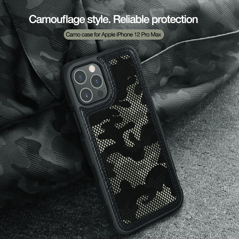 เคสสำหรับ iphone 12 ProNILLKIN Camo Case สำหรับ iphone 12 pro Max Army Back Cover Case สำหรับ iphone 12 mini