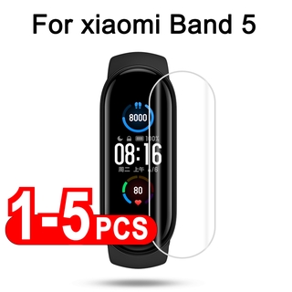 ♔P&amp;M♚ 5 Pcs for Xiaomi Mi Band 4/5 Hydrogel Protective Film, Screen Protector for Xiomi Mi Band 4/5 Soft Film