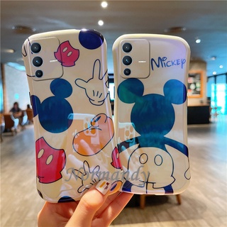 In Stock เคส Phone Case VIVO V23 X70 Pro 5G 2022 NEW Small Waist Cartoon Minnie Mickey Couples Blu-ray Shockproof Back Cover เคสโทรศัพท์