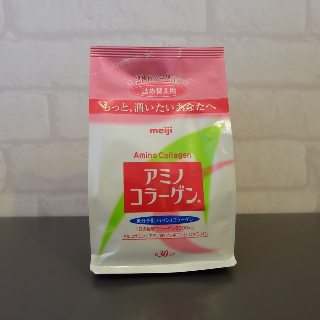 [พร้อมส่ง] Meiji Amino Collagen 5000 mg Refill