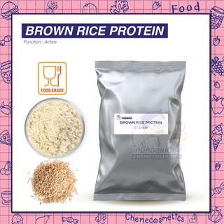 BROWN RICE PROTEIN ผงโปรตีนข้าวกล้อง ทางเลือกแทนเวย์โปรตีนในสูตรอาหารเสริม เหมาะสำหรับผู้ที่มีอาการแพ้อาหาร