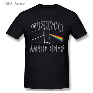 เสื้อยืดผ้าฝ้าย พิมพ์ลาย NF2GD256EW Wish You Were Beer ของขวัญวันเกิด สําหรับผู้ชาย RYN126DGE48935