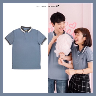 เสื้อโปโลบลูตัส Bulltus Brand  สีควันบุหรี่ 3tone