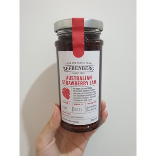 Beerenberg Strawberry jam 300 gram. แยมสตรอเบอร์รี่ ตรา บีเรนเบอร์ก ขนาด 300 กรัม