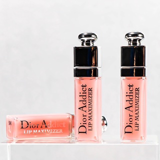 Dior Enchanting ลิปกลอส คอลลาเจน ให้ความชุ่มชื้น 001# สีชมพู 004# ตัวอย่างลิปกลอส ลิปแคร์ 2 มล.