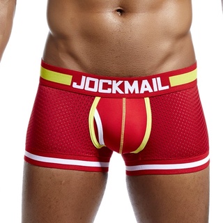 【JOCKMAIL】ใหม่ กางเกงบ็อกเซอร์ ระบายอากาศ ใส่สบาย สําหรับผู้ชาย