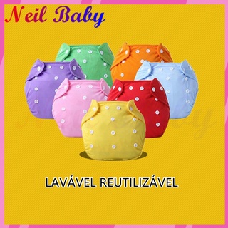 (Neil Baby) ผ้าอ้อมนิเวศวิทยา ขลุ่ยแฮปปี้ ใช้ซ้ําได้ สําหรับเด็ก 0-9 เดือน