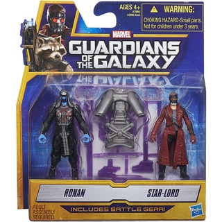 Marvel Guardian of The Galaxy Ronan &amp; Star-Lord 2-Pack "Figure สินค้าใหม่ลิขสิทธิ์