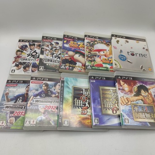 PlayStation 3 PS3 GAMES SET รวม 10 เกมส์ไม่ซ้ำ Winning Eleven / One Piece / 3 ก๊ก