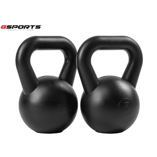 GSports ดัมเบลเคตเทิลเบลสีดำ 5 kg แพ็คคู่ Kettlebell Black 5 kg x 2 รุ่น KB05-B x 2