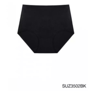 Sabina กางเกงชั้นใน (ทรง FullHigh Waist ) รุ่น Panty Zone รหัส SUZ 3502 BK สีดำ/เนื้อ