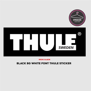 [ใหม่] สติกเกอร์ Thule Sweden สําหรับติดหลังคารถยนต์ 1 ชิ้น