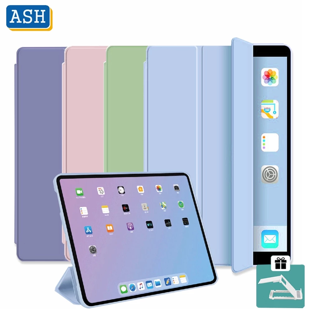Ash เคสซิลิโคนนิ่ม หนัง PU แม่เหล็ก สําหรับ Huawei Matepad 10.4 2022 Matepad 11 T10S T10 Pro 10.8 M6 T5 10.1 M5 Lite M6 8.4 Smart Folio