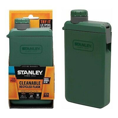 ขวดใส่เหล้า Stanley Adventure ReCycle Flask Green 7oz 207 ml Leak Proof Mixed Drinks to Go - USA Imp