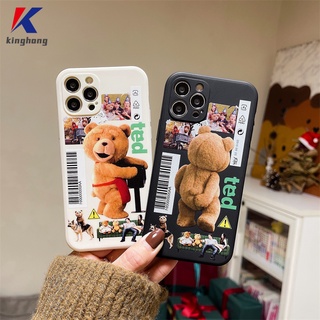 เคสโทรศัพท์มือถือ TPU นิ่ม ปิดด้านหลัง Infinix Hot 10 Play Hot 10 10t 10s 10i S4 9 PRO 11 Smart 4 5 PRO 3 Plus Note 8 10 Tencno Spark 5 PRO ลายตุ๊กตาหมีการ์ตูน เคส