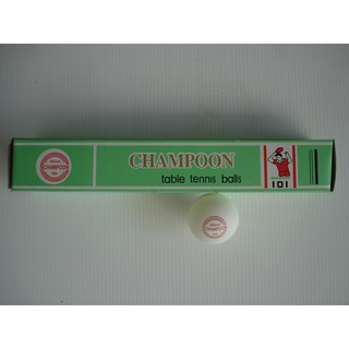 ราคาลูกปิงปอง CHAMPION สีขาว