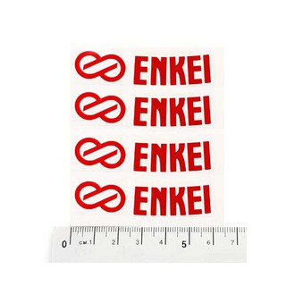 สติกเกอร์ติดก้านแม็ก ENKEI 1 ชุด ติดได้ 4 ล้อ
