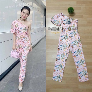 Jumpsuit+เข็มขัด (S/M/L) By NANNAPAT