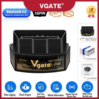 [จัดส่งวันเดียวกัน] Vgate iCar Pro Bluetooth 4.0 OBD2 รถสแกนเนอร์ OBD 2 WIFI elm327 เครื่องมือสแกนอัตโนมัติ ODB2 สำหรับ Android/IOS PK ELM 327 V 1 5