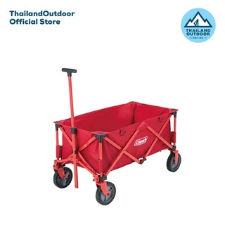 Coleman รถเข็นแค้มปิ้ง รุ่น JP Outdoor Wagon Red 21989