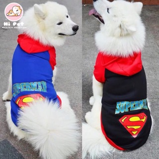 🐾Kitty Pet🐾Big dog clothes Superman pet clothes เสื้อผ้าสัตว์เลี้ยงซุปเปอร์