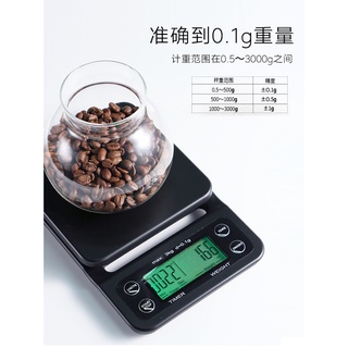 Yuanan Hand-made Coffee Electronic Scale Multi-Function,Time-Keeping Accurate Weighing Display Bar Counter KITCHEN Scal