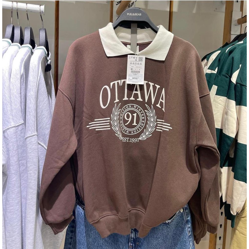 KATUN Ottawa เสื้อสเวตเตอร์ผ้าฟลีซผ้าฝ้ายผู้หญิงสไตล์เกาหลี