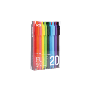 KACO ปากกาหมึกเจล รุ่น Pure Mixed Colour ขนาด 0.5 mm. บรรจุ 20 ด้าม 20 สี