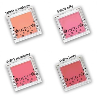 🔥โปรค่าส่ง25บาท🔥IN2IT Sheer Matte Blush  4 g. อินทูอิทเชียร์แมตท์บลัช SMB